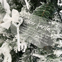 Christmas Decor - Dear Santa Magic Key