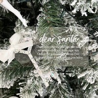 Christmas Decor - Dear Santa Magic Key