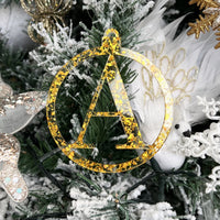Ornament - Initials (Glitter)