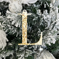 Ornament - Letter (Glitter)