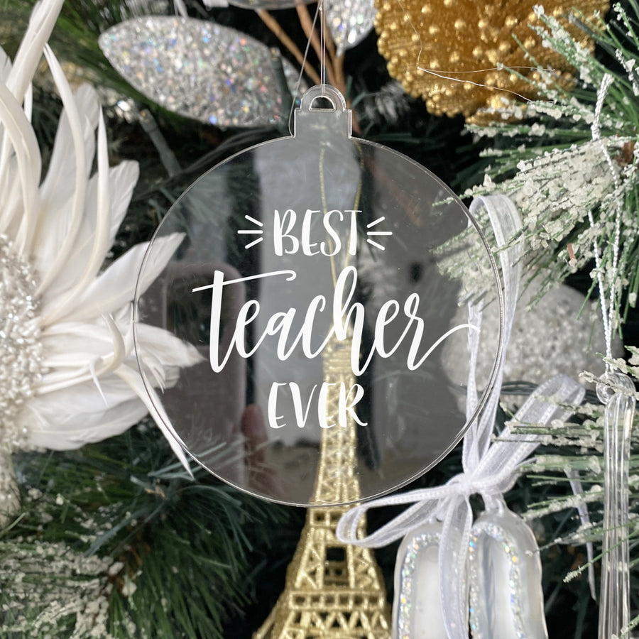 Ornament - Best Teacher Ever