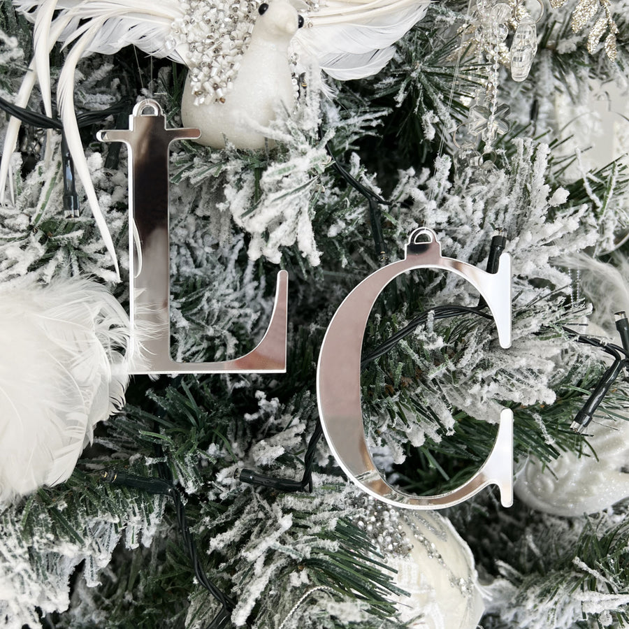 Ornament - Letter (Glitter)