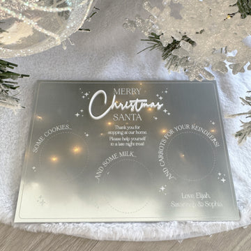 Christmas Santa Cookie Tray