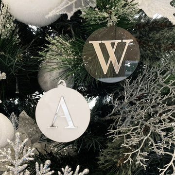 Ornament - Luxe Initials (Circle)