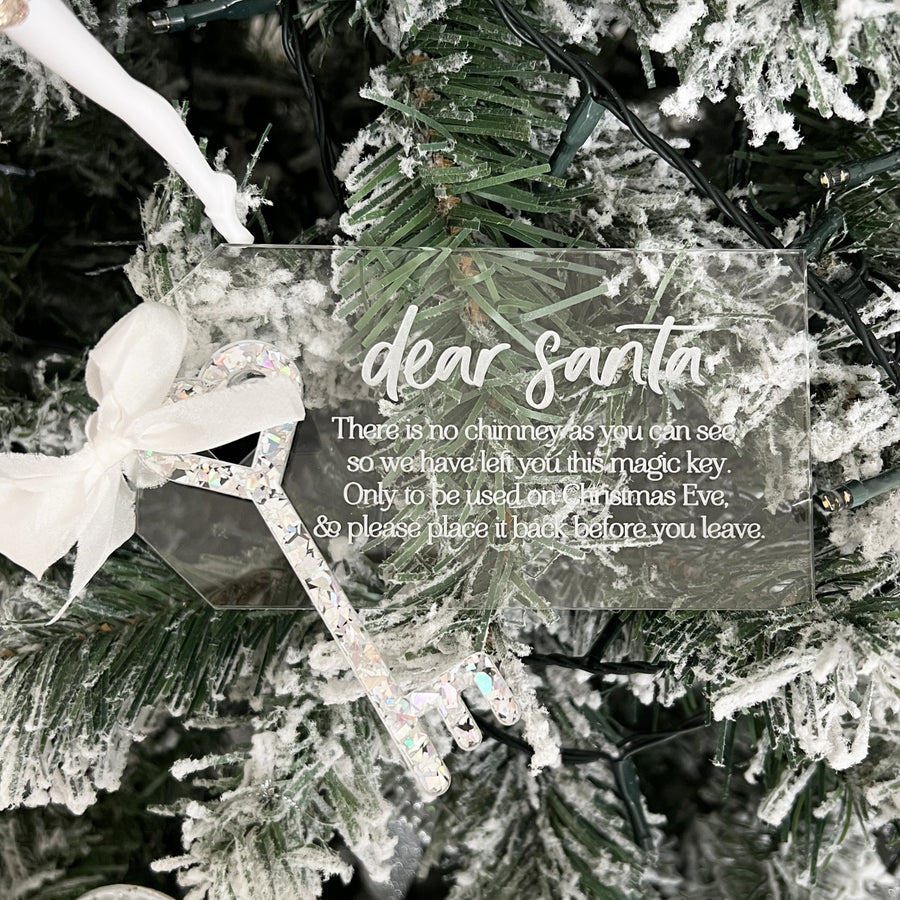 Christmas Decor - Dear Santa Magic Key