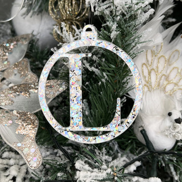 Ornament - Initials (Glitter)