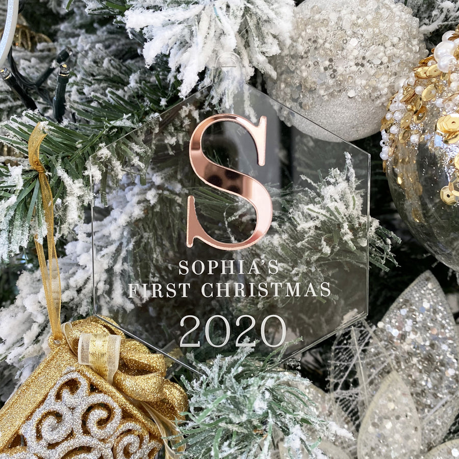 Ornament - The Hexagon (Personalised)