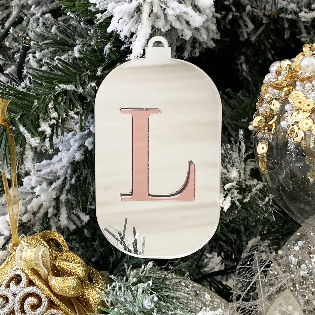 Ornament - Luxe Initials v2 (Oval)