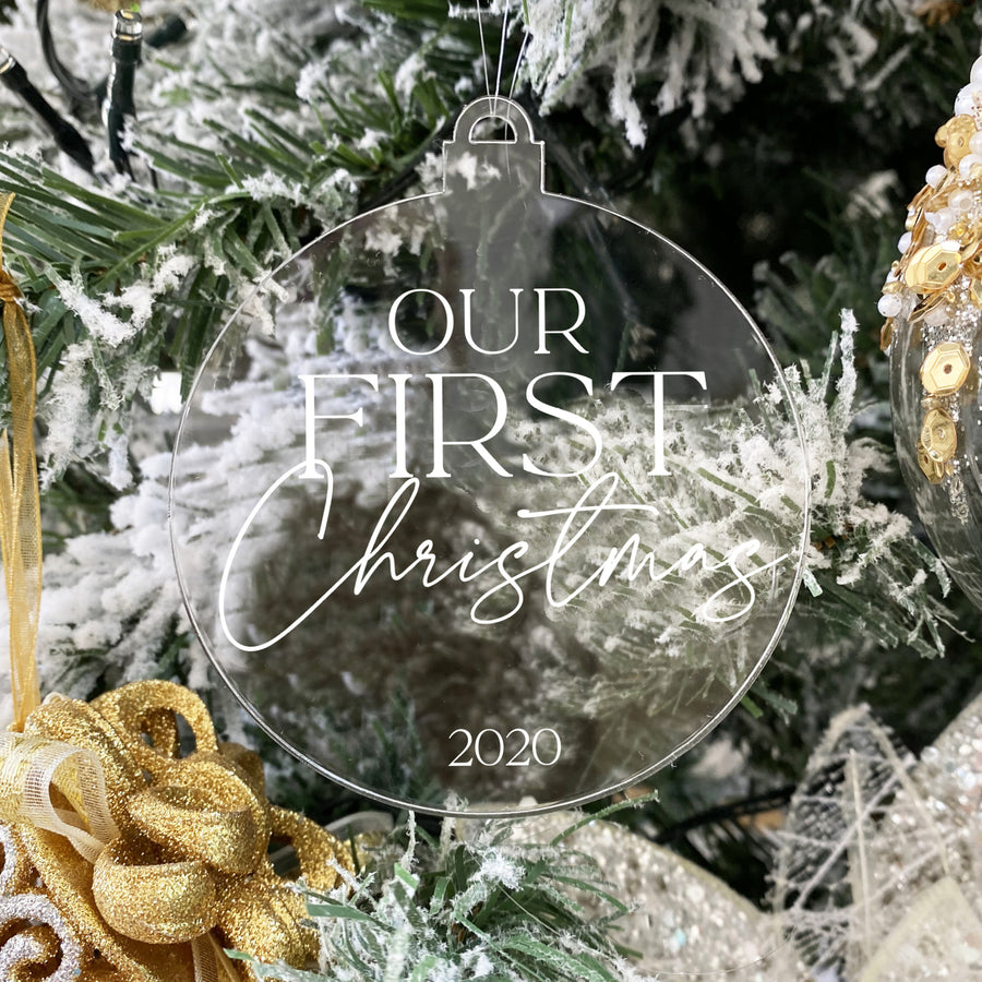 Ornament - Our First Christmas