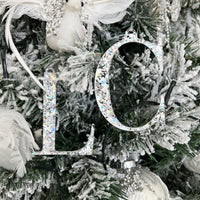 Ornament - The Letter (Glitter)